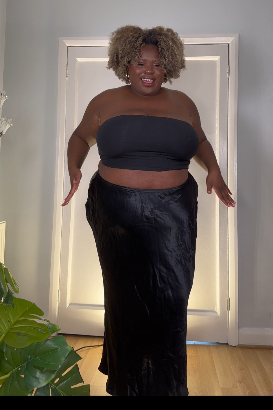 Ultimate satin skirt!