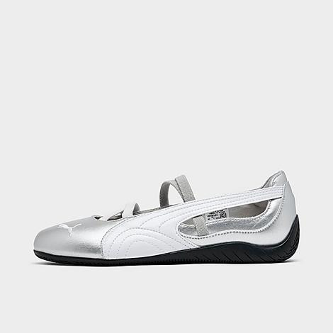 PUMA Women's Speedcat Ballet Shoes in PUMA Silver/PUMA White Size: 5.5 | JD Sports (US)