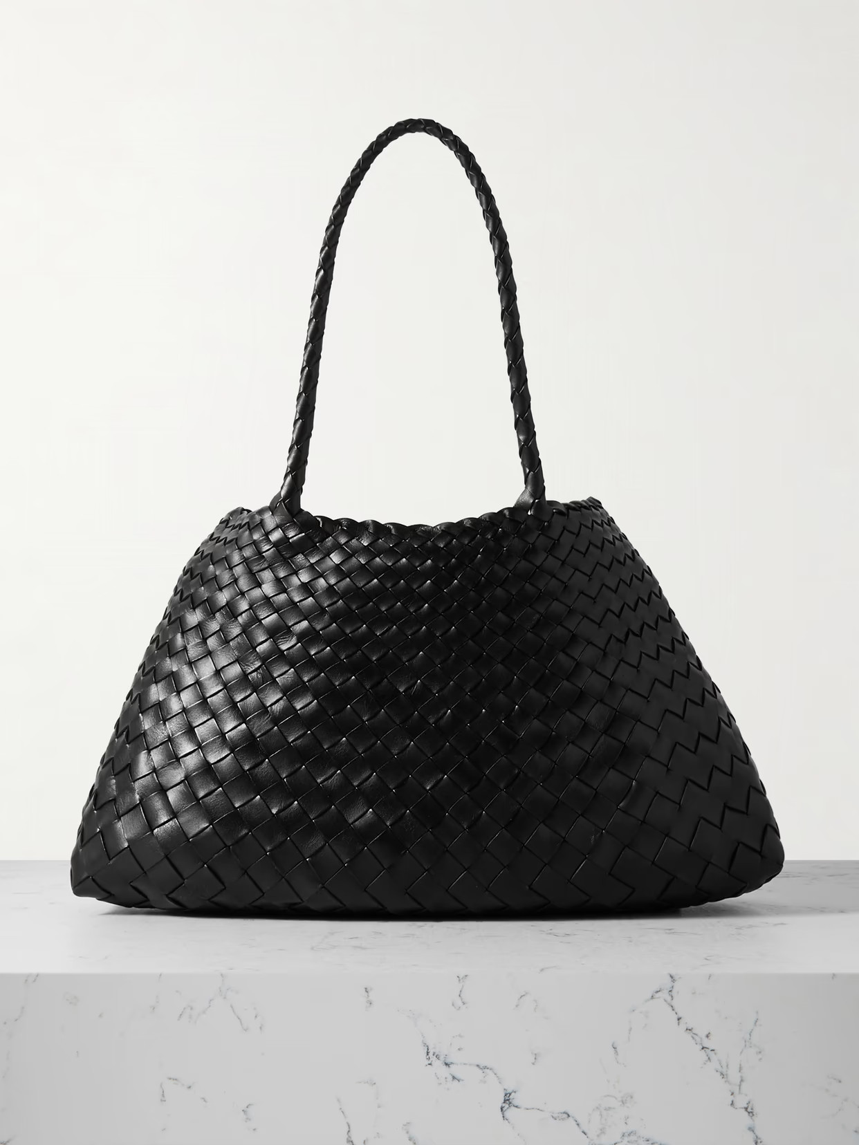 Dragon Diffusion - Santa Croce Big Woven Leather Tote - Black | NET-A-PORTER (US)