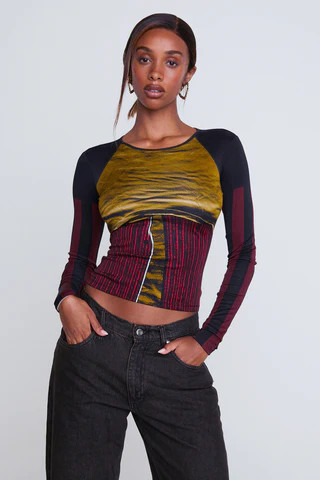 LONG SLEEVE TEE - CHEMISES IN ROUGE | Miaou