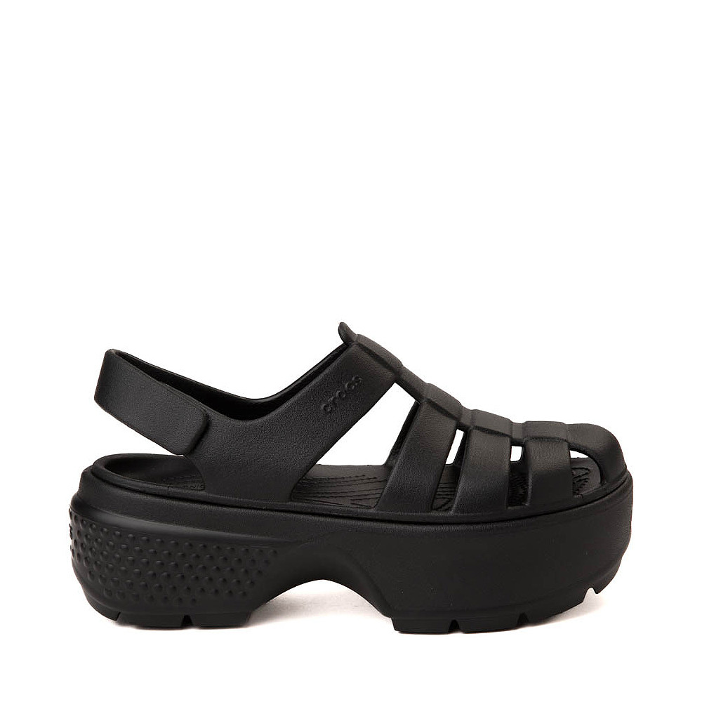 Crocs Stomp Platform Fisherman Sandal - Black | Journeys