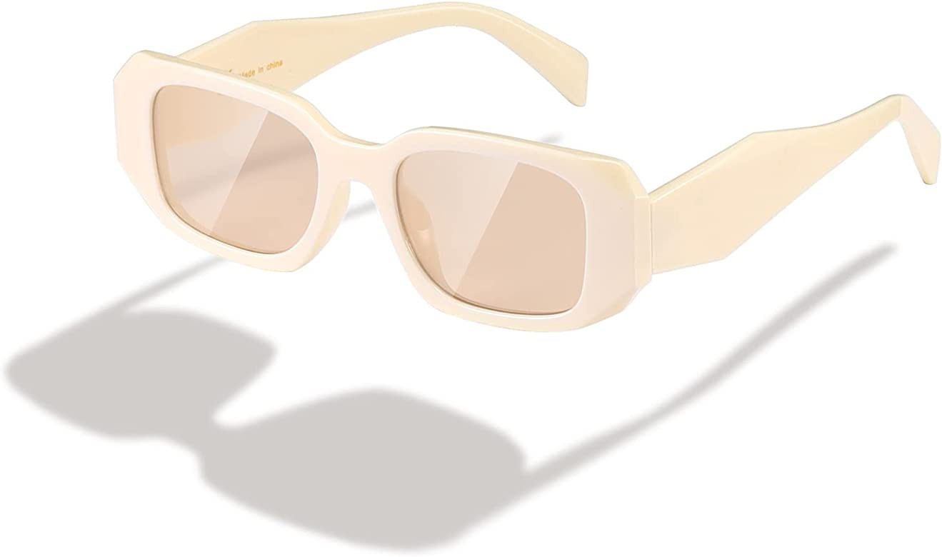 kimorn Rectangle Sunglasses for Women Men Trendy Retro Trendy Sun Glasses 90’s Vintage Square F... | Amazon (US)