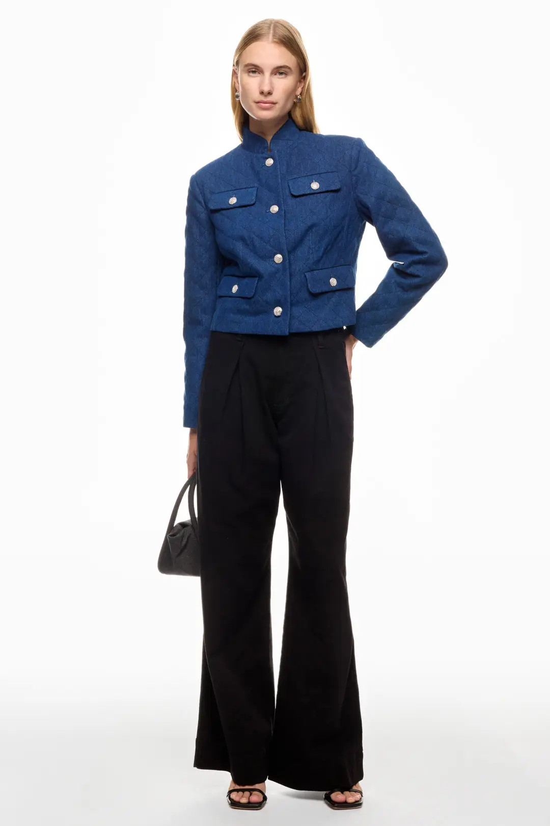 Quilted Denim Jacket | Rent the Runway