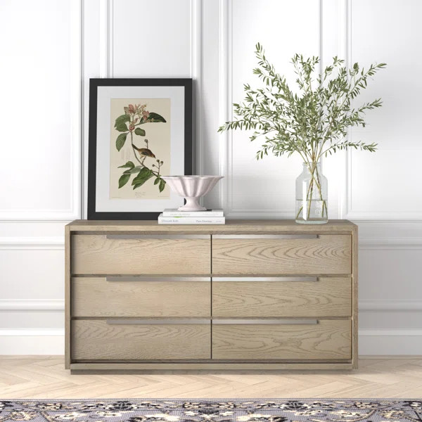 Sisodiya 6 Drawer 63'' W Double Dresser | Wayfair North America