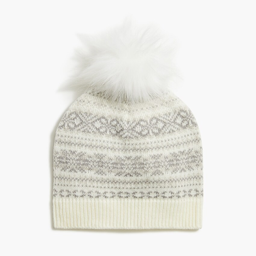 Fair Isle pom-pom hat | J.Crew Factory