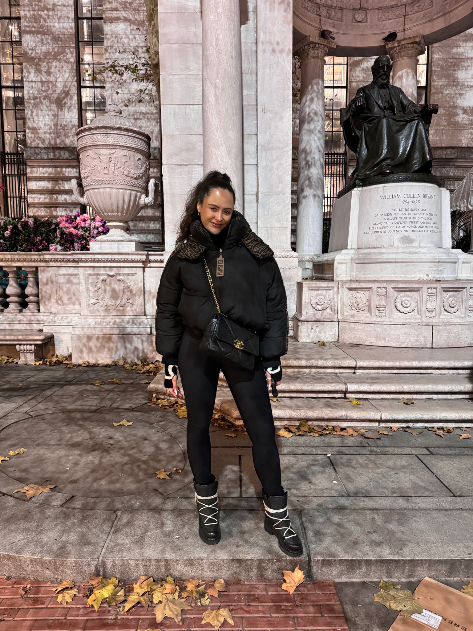 Puff jacket, leggings, chunky tie up boots, crossbody chain bag

#LTKstyletip #LTKSeasonal #LTKeurope