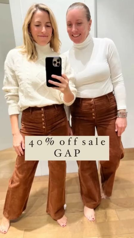 40 % off Gap Friends + Family Sale 👏🏻

We went to Gap and they are on fire right now. So many cute options for Fall and Holiday looks. Here are our faves- each item linked! 

For sizing: everything TTS except:

Silver pants: size down one (they run big)
Black and white striped turtleneck sweater: size down one.
Black leather skirt: size up one 

P.S. all pajamas are currently 50% off




Holiday outfit 
Family photos
Fall outfit
Fall dress

#LTKsalealert #LTKparties #LTKSeasonal