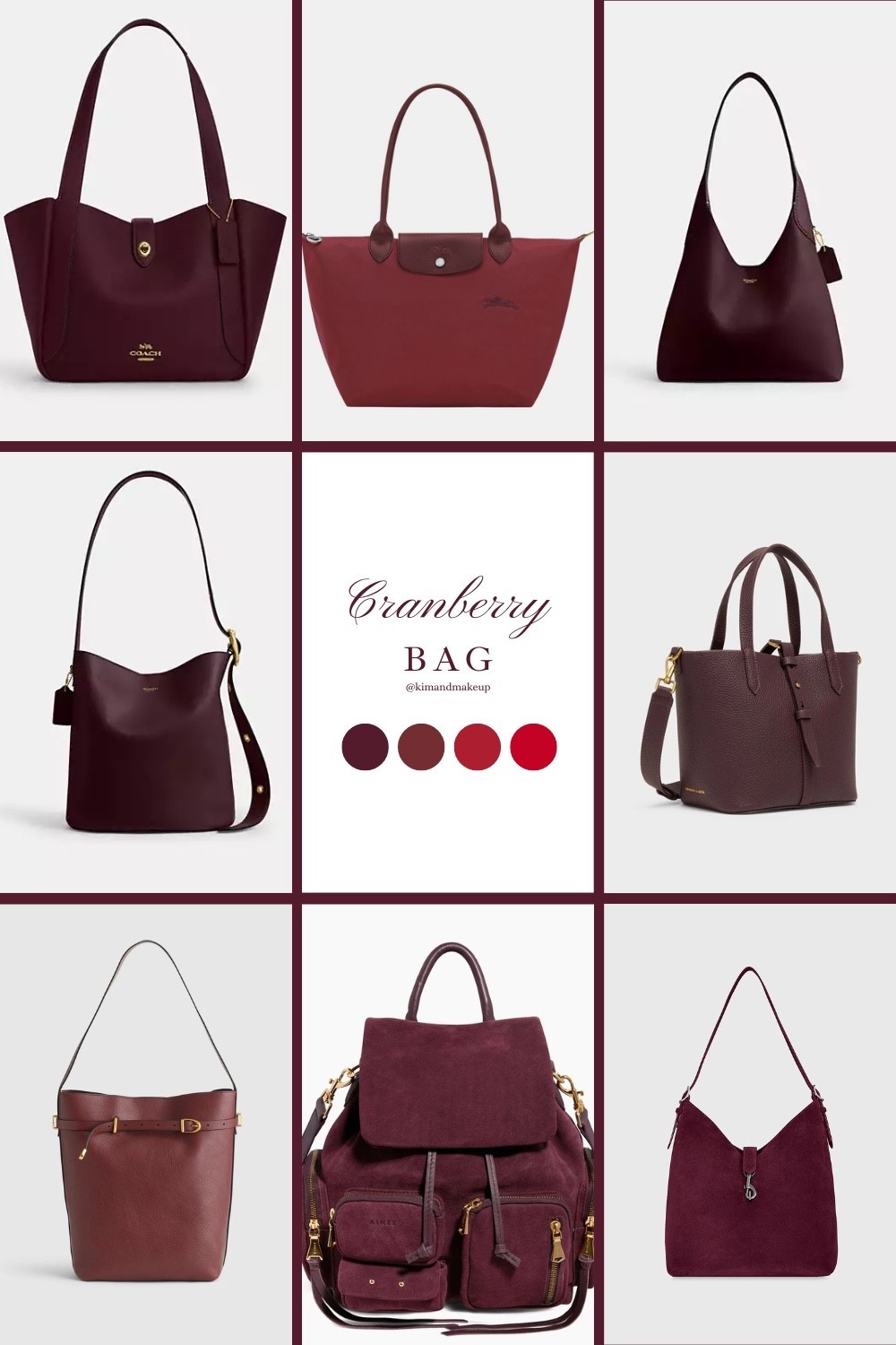 Cranberry/ maroon/ Merlot bags 

#LTKWorkwear #LTKItBag #LTKStyleTip