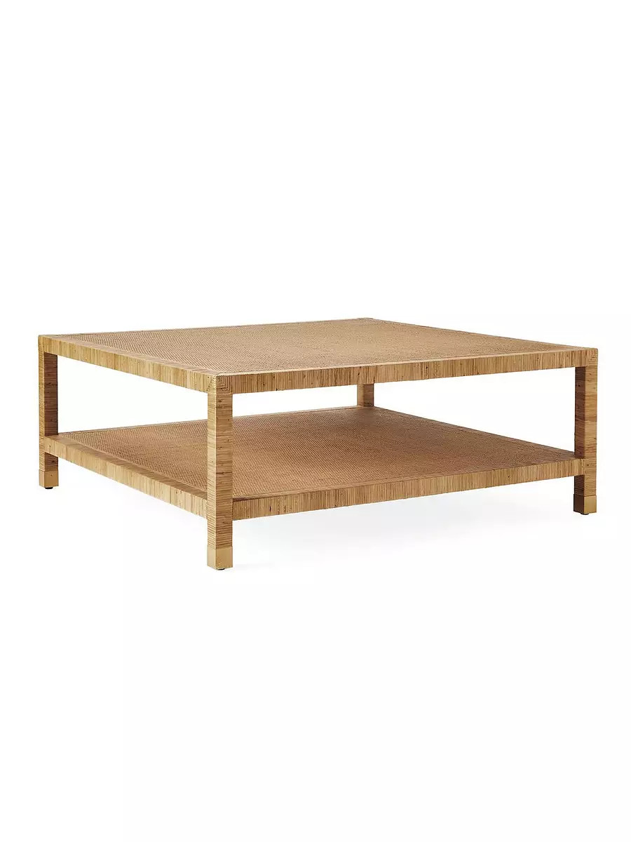 Balboa Rattan Coffee Table | Serena and Lily