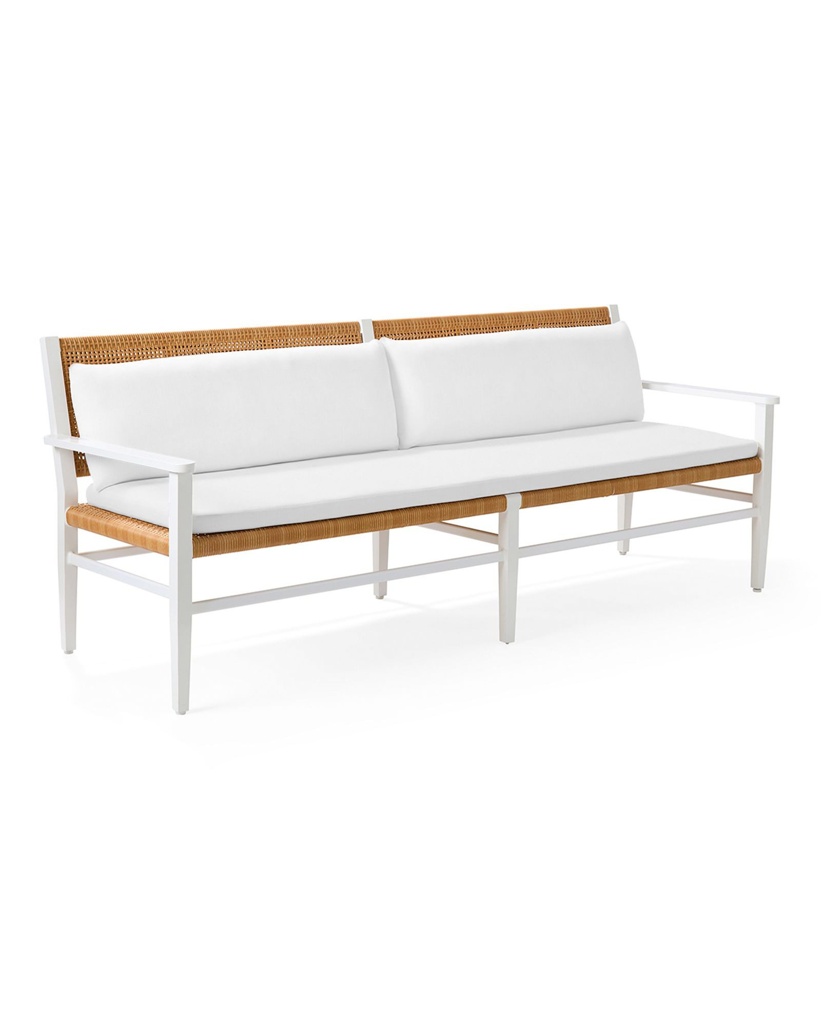 Tiburon Metal Sofa with Cushions | Serena and Lily