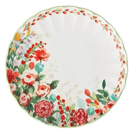 The Pioneer Woman Painted Meadow 12-Piece Ceramic Dinnerware Set | Walmart (US)