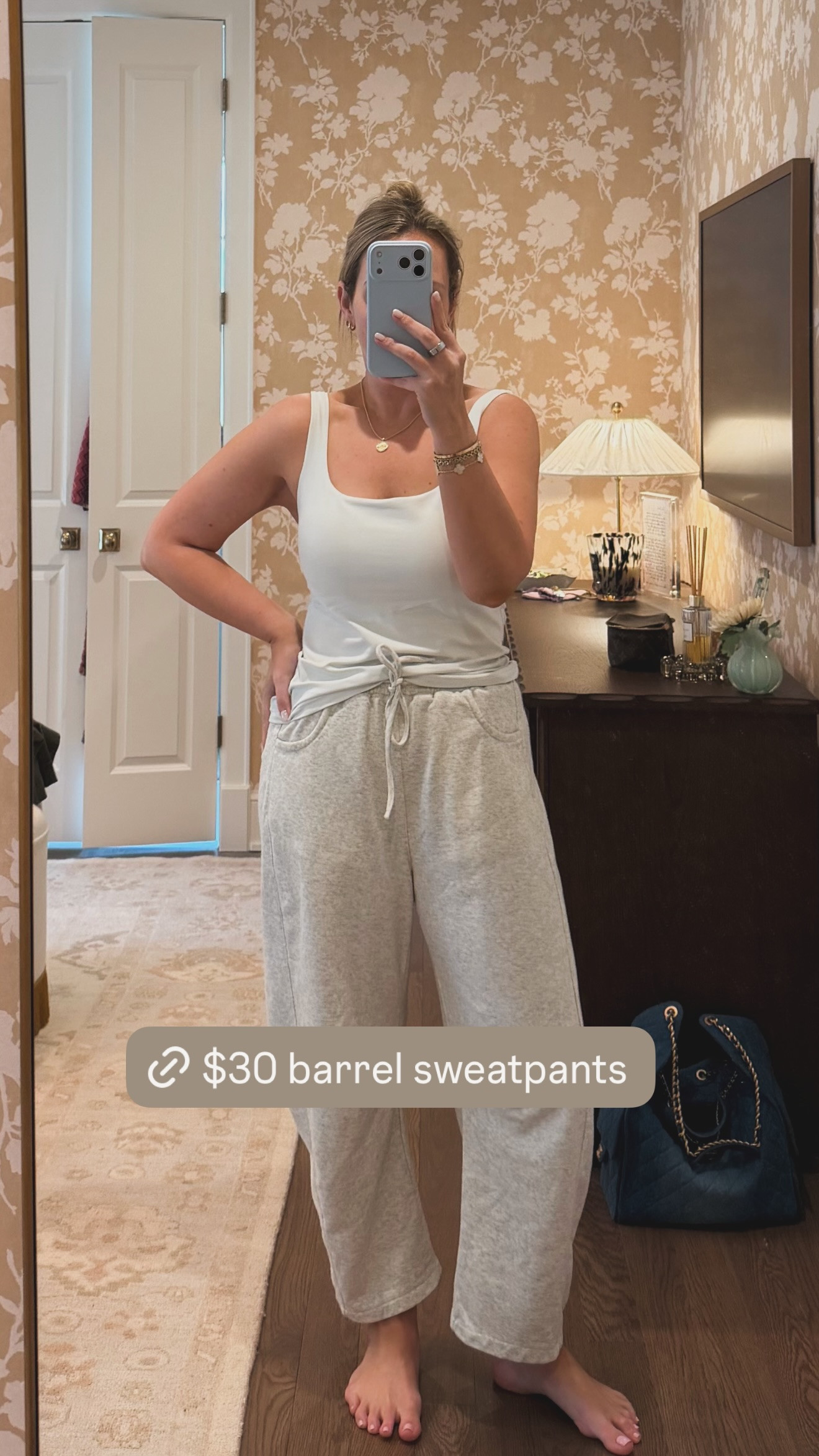 These barrel sweatpants are $30! 

 