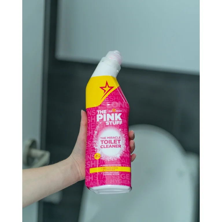 The Pink Stuff, Miracle Toilet Cleaner Gel, Bathroom Cleaner, 25.4 fl. oz. Bottle | Walmart (US)