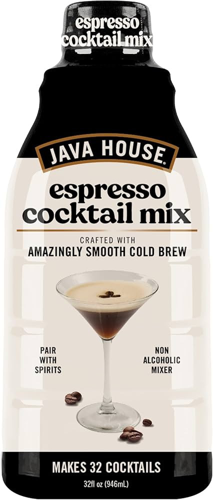 Java House Cold Brew Espresso Cocktail Mix, Ready to Use Liquid Coffee Concentrate– 32 fl oz (m... | Amazon (US)