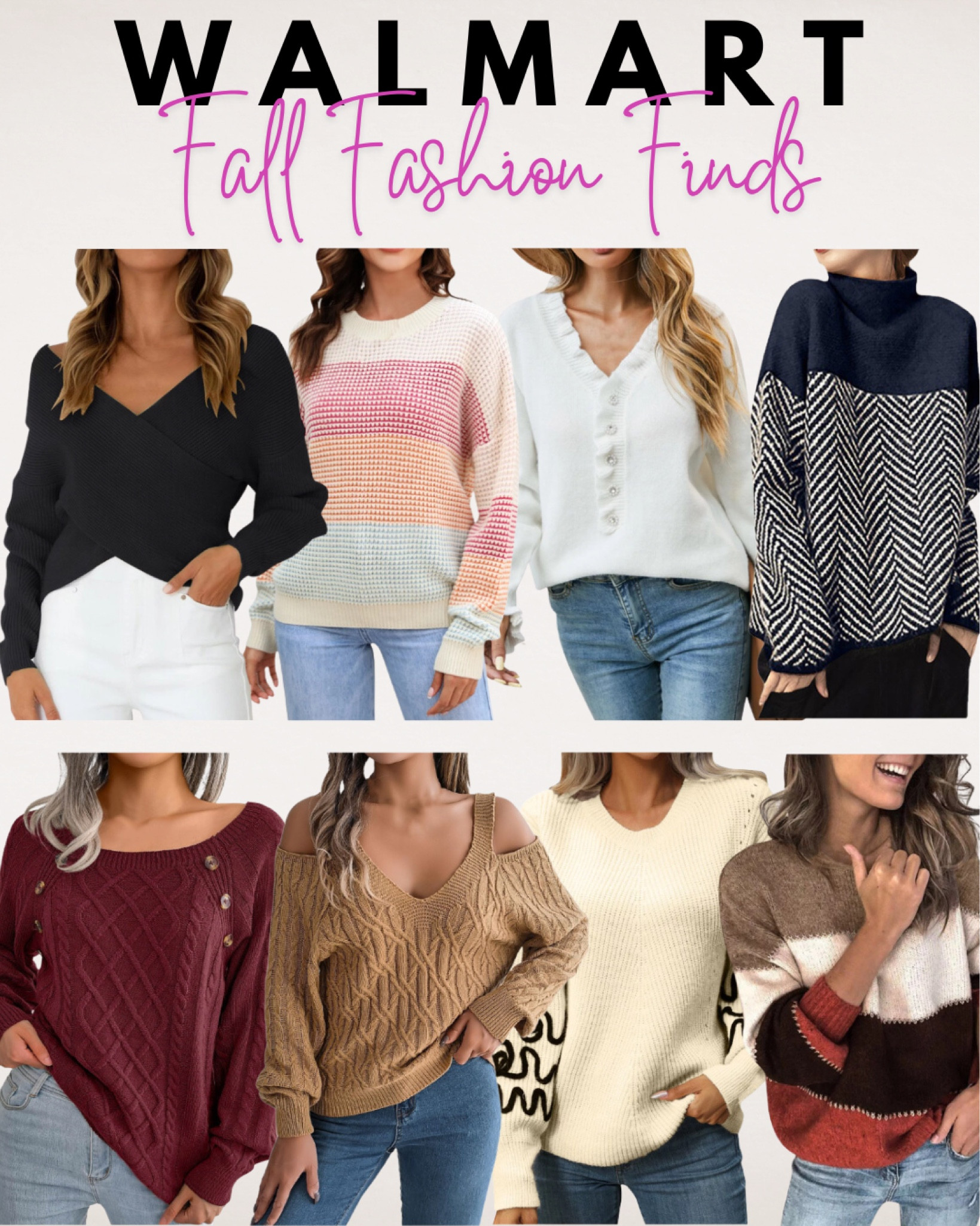 Chase away the chill with these cozy and affordable sweaters from Walmart! Perfect for all your fall adventures 🌟🍁 #WalmartFinds #FallOutfit #StylishSweaters

#LTKFindsUnder50 #LTKSeasonal #LTKFallSale