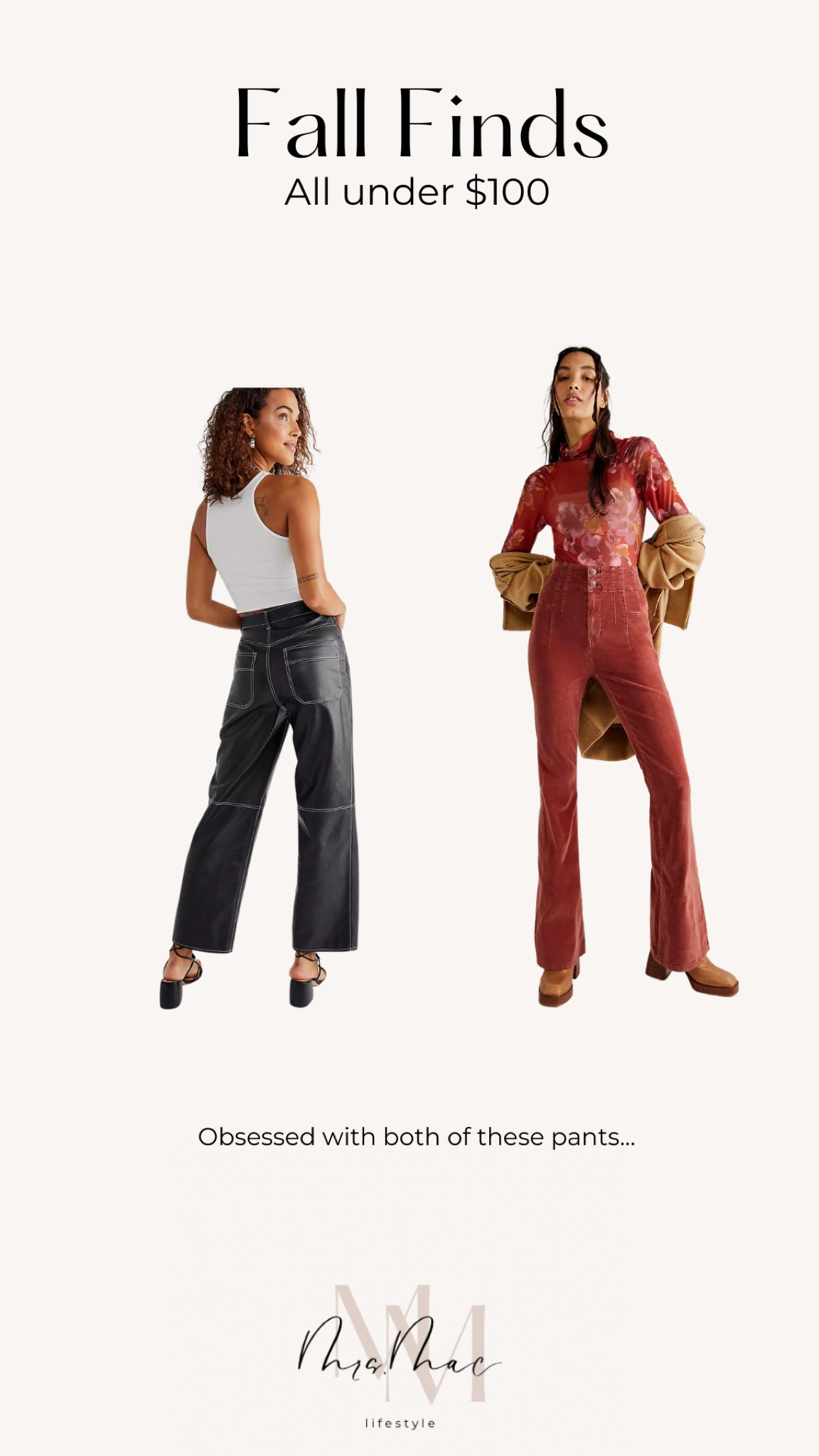 Leather mom pants.
Vegan.
Corduroy.
Flare pants.
Fall fashion.


#LTKstyletip #LTKSeasonal #LTKunder100