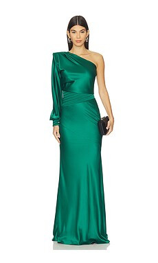 Zhivago Don't Look Now Gown in Emerald from Revolve.com | Revolve Clothing (Global)