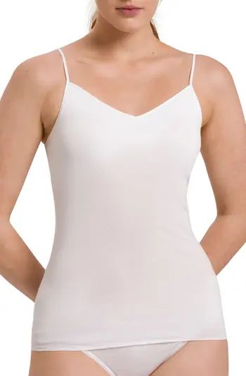 Hanro Seamless Padded Cotton Camisole | Nordstrom | Nordstrom