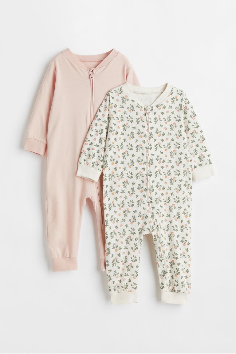 2-pack Jumpsuits with Zip | H&M (US + CA)