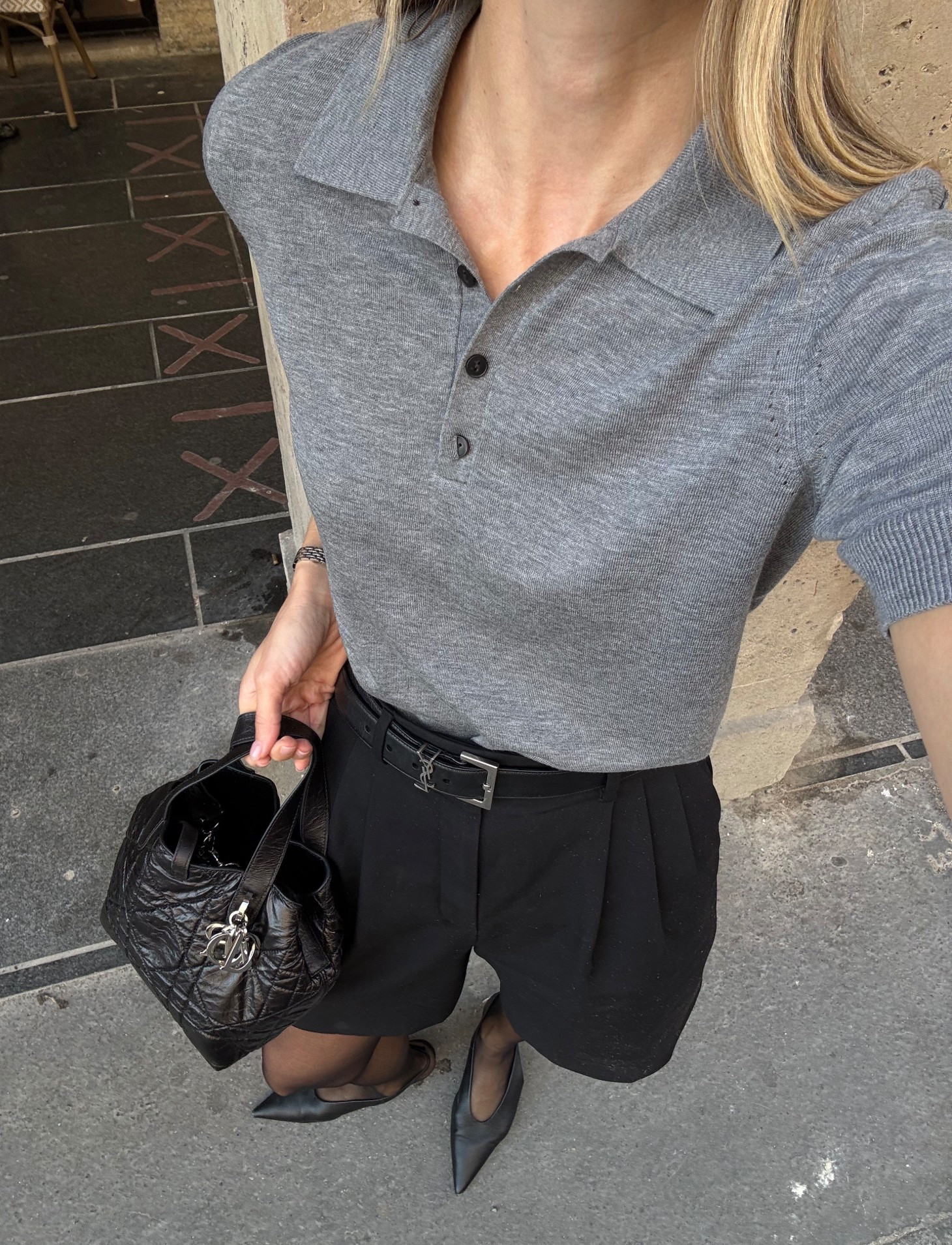 What I wore in Paris today - size 6.XS in the COS top! Bermuda shorts are Celine x

#LTKstyletip #LTKaustralia #LTKFashionMonth