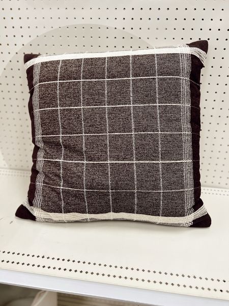 Loving this brown plaid euro size throw pillow! 

#LTKfindsunder50 #LTKhome