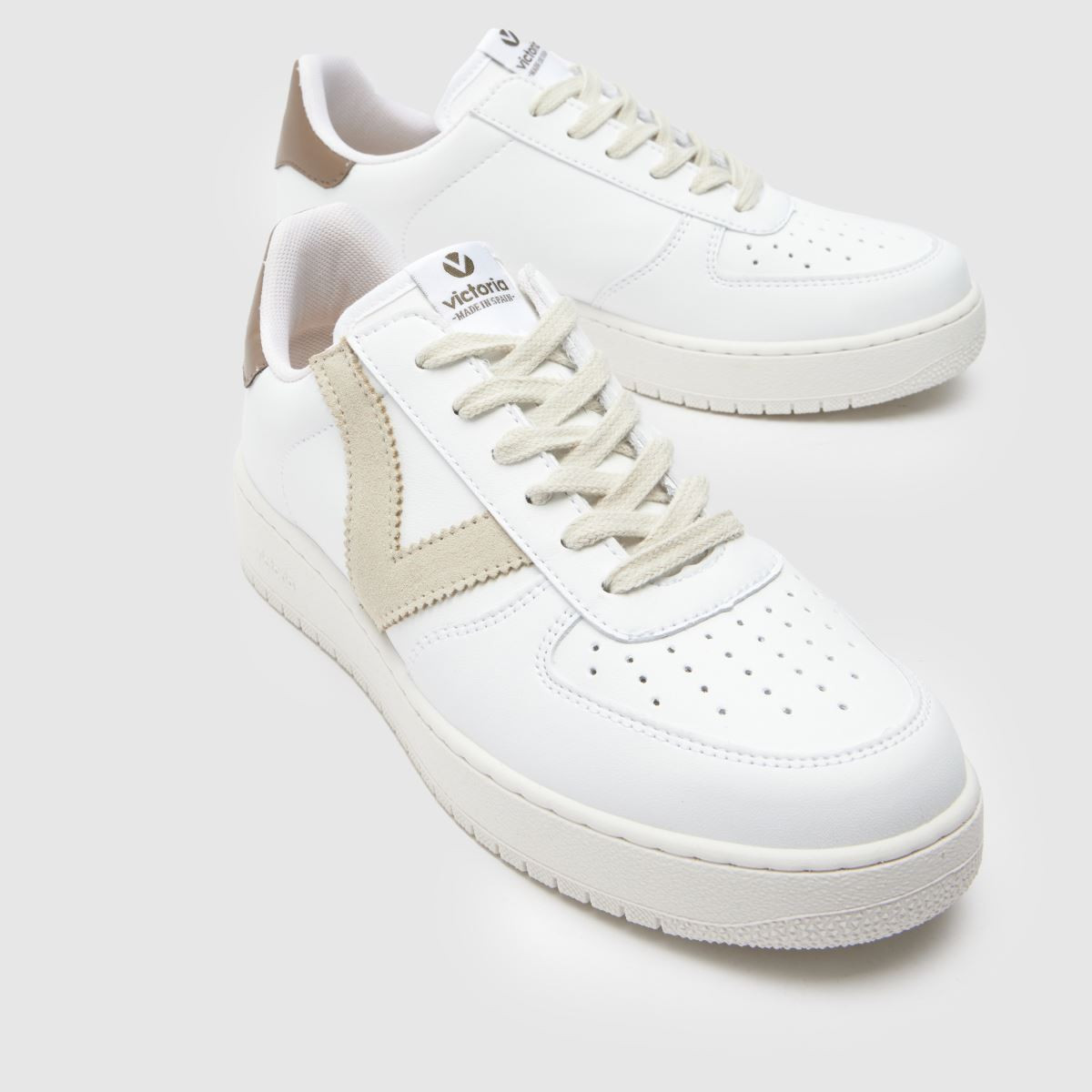 Womens White & Beige victoria Madrid Trainers | schuh | Schuh