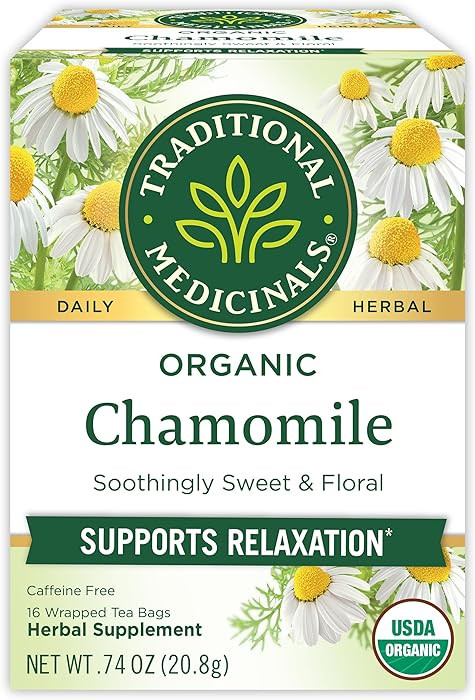 Traditional Medicinals Organic, Chamomile Tea - Supports Stress Relief and Relaxation - Kosher, N... | Amazon (US)