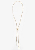 Gold Corded Heart Charm Necklace | Maurices