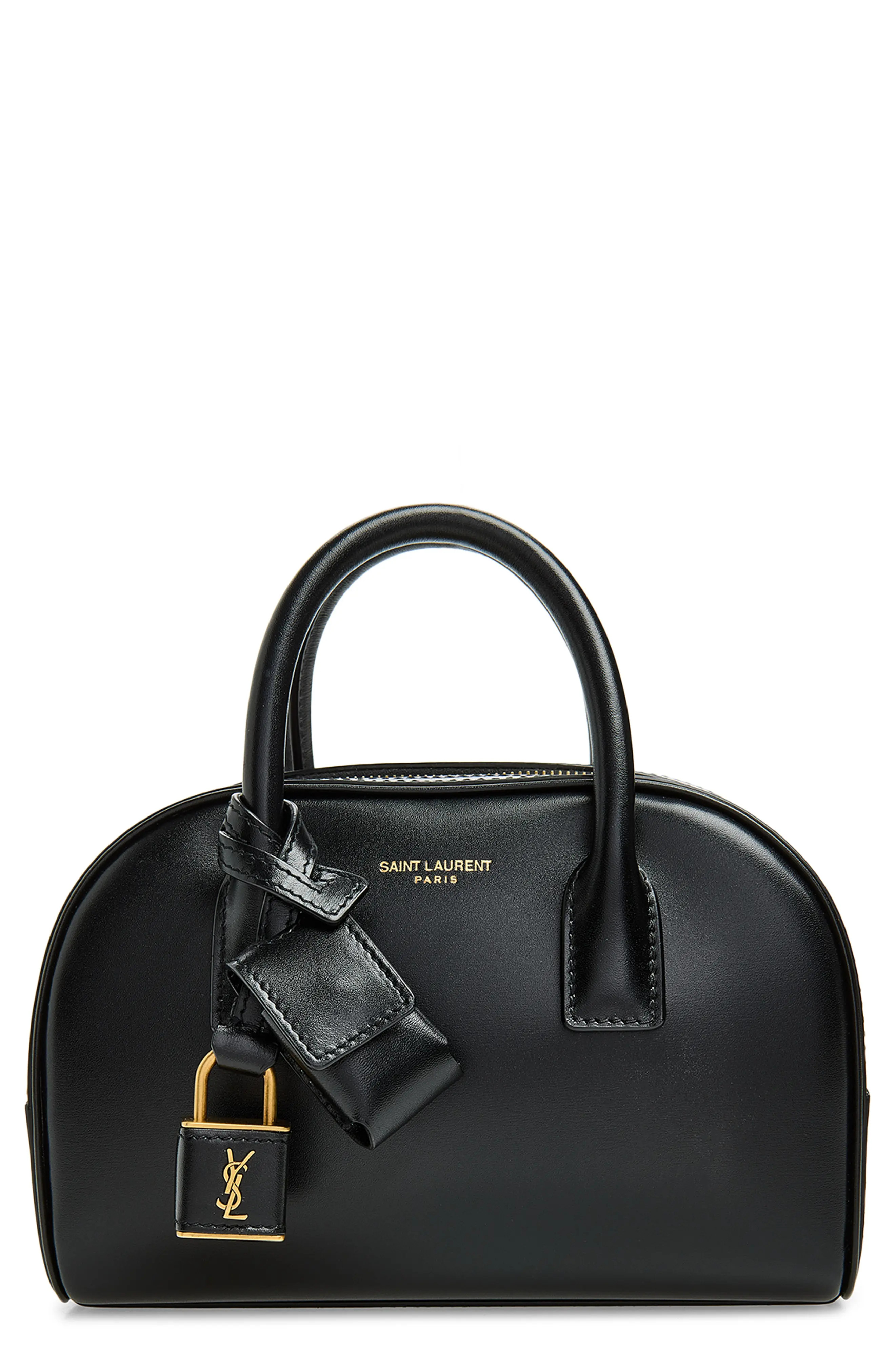 Saint Laurent Mini Sac de Jour Boston Satchel in Noir at Nordstrom | Nordstrom