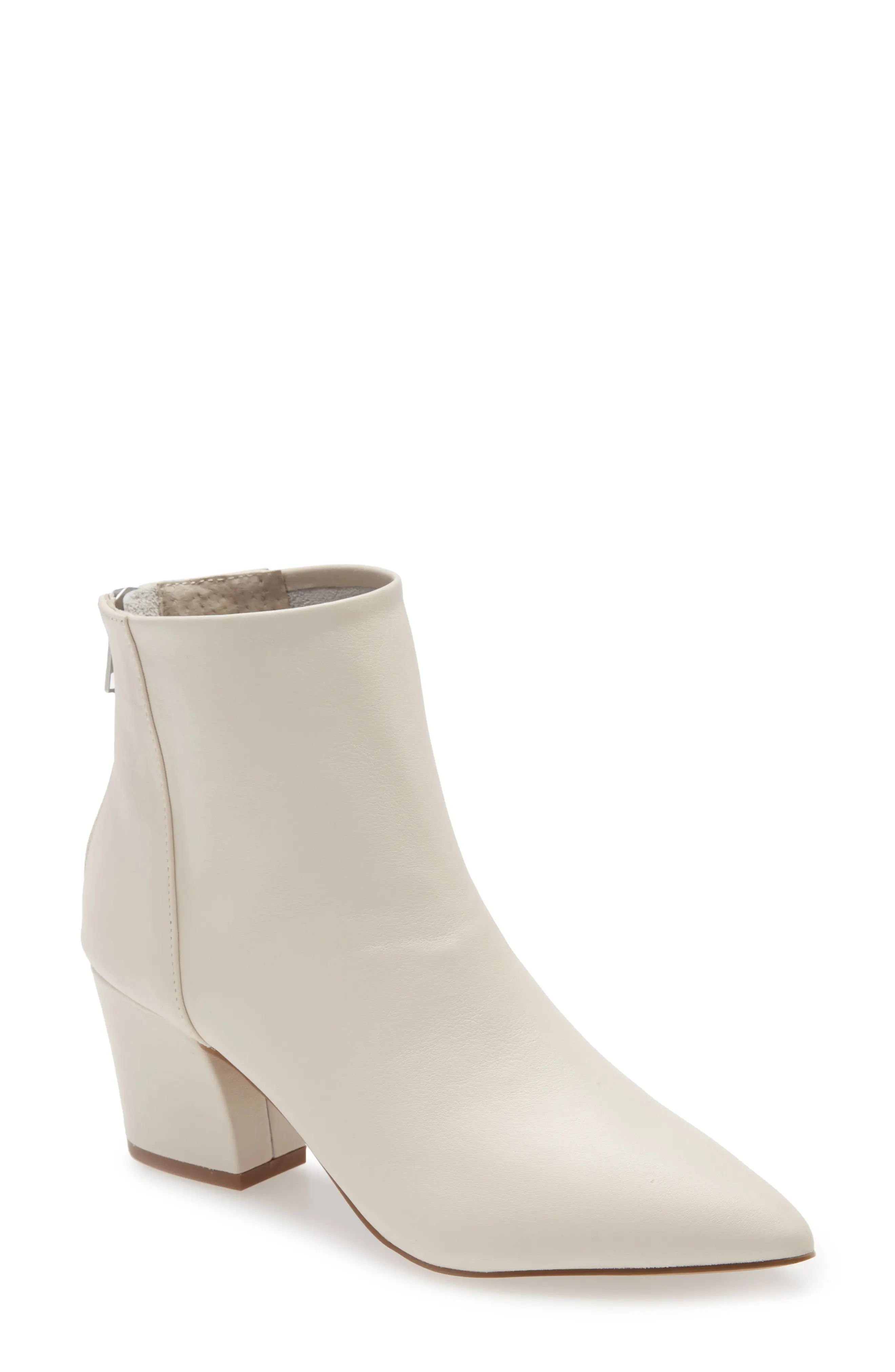 Women's Steve Madden Mistin Pointed Toe Bootie, Size 8 M - Ivory | Nordstrom