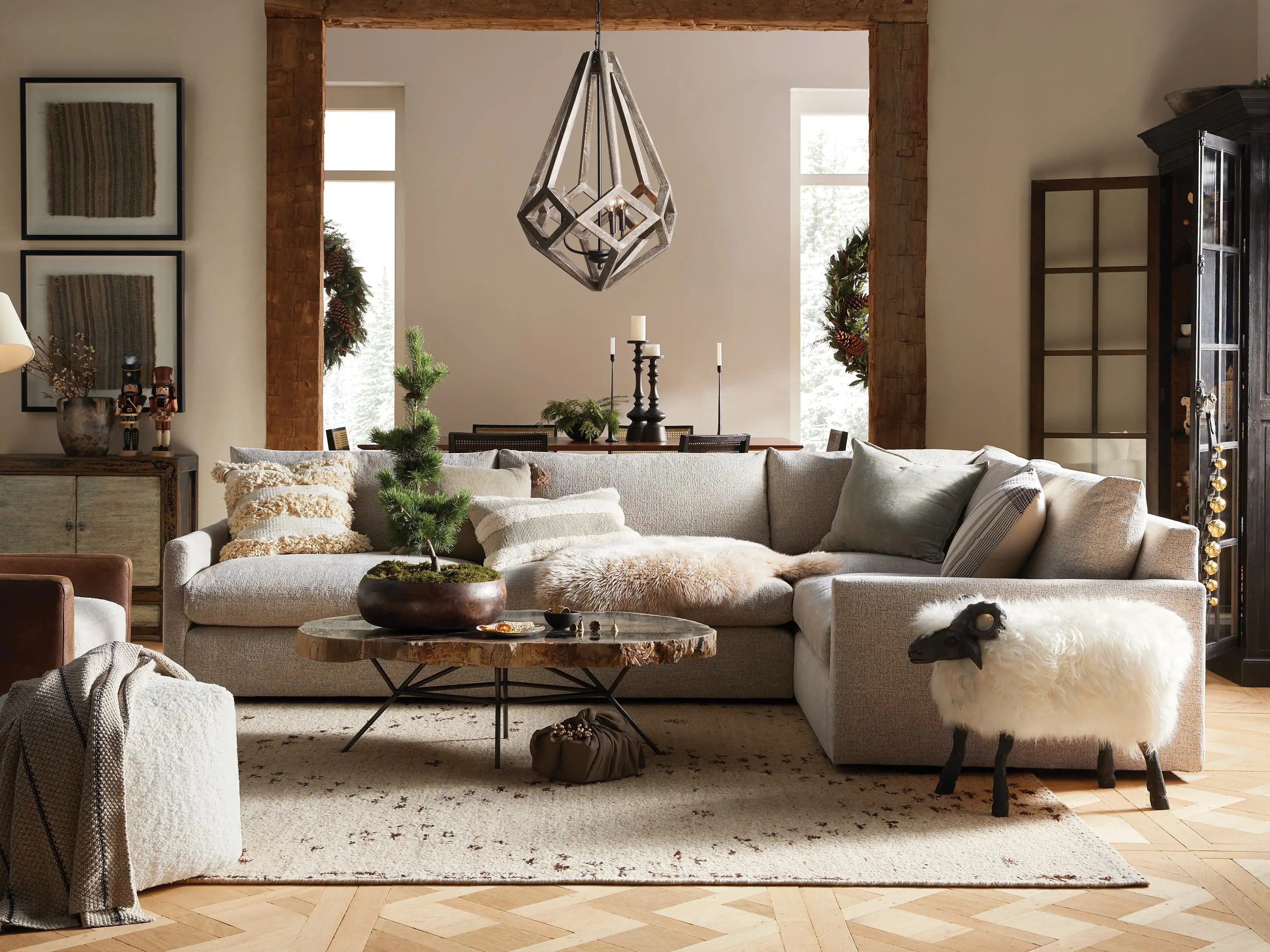 Kipton Two Piece Sectional | Arhaus