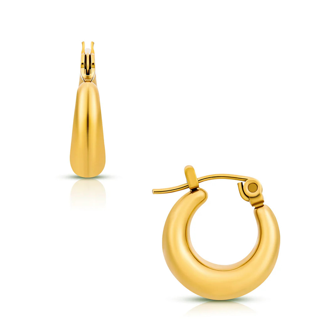 Ellie Vail - Anastasia Huggie Hoop Earring | Ellie Vail Jewelry