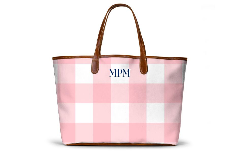 St. Anne Tote - Monogram Stripe | Barrington Gifts