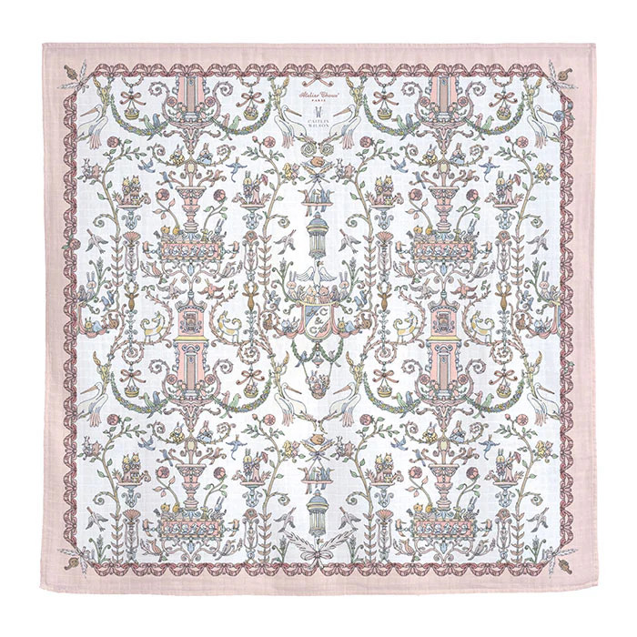 Carré Toile de Jouy Pink - Atelier Choux x Caitlin Wilson | Caitlin Wilson Design