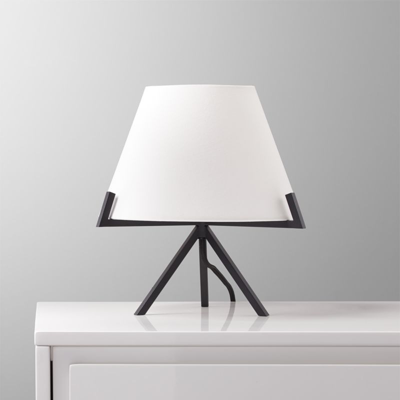 Ornado Small Black Table Lamp + Reviews | CB2 | CB2
