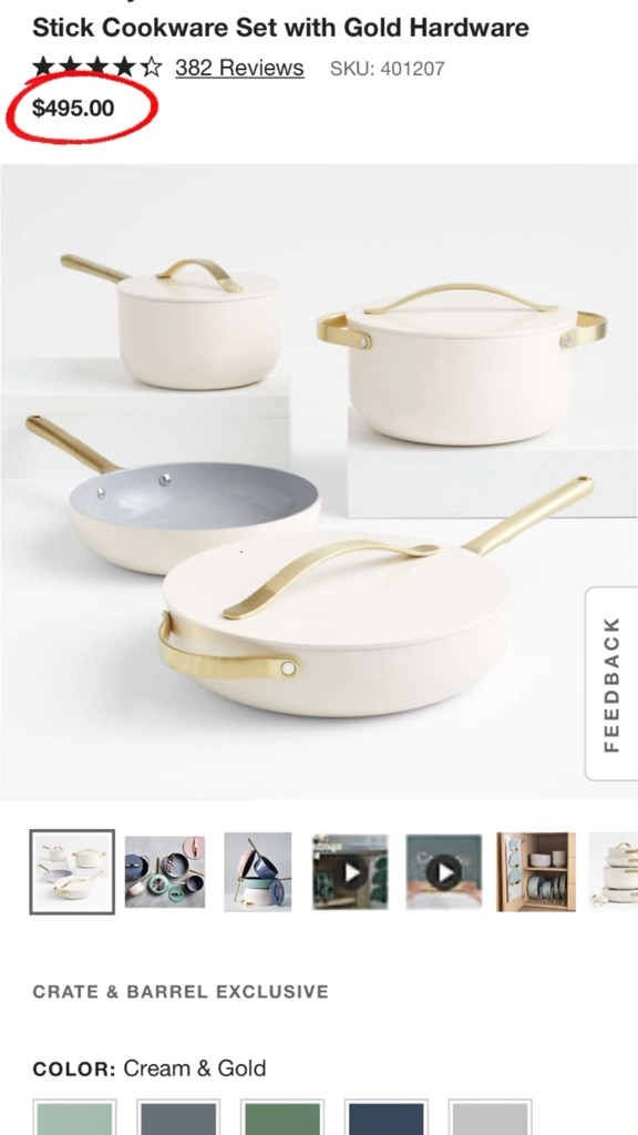 Ceramic Cookware Set curated on LTK