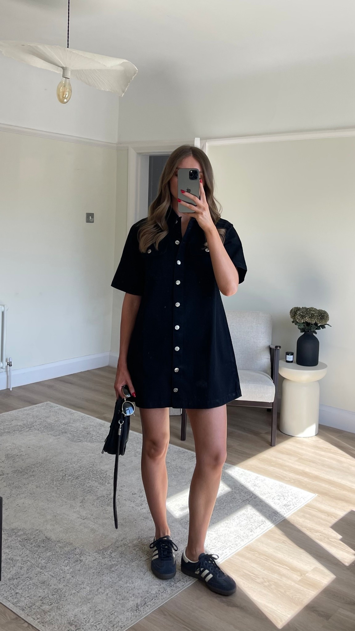 Oasis outfit inspiration, what to wear if you were lucky enough to get tickets

8 in the black denim dress
I’m 5ft 6
Adidas navy sambas   

Concert outfit, oasis outfit, gig outfit