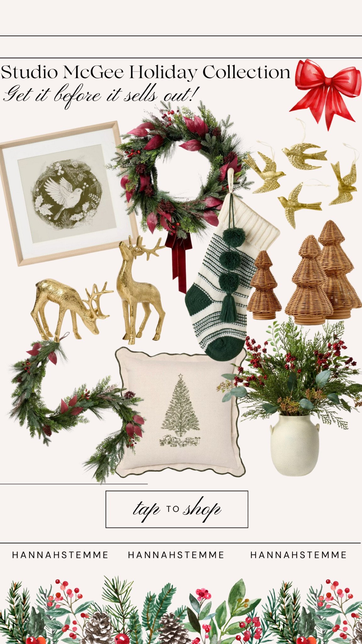 Christmas decor from Studio McGee always sells out so quickly! If you see anything you love — get it before it’s gone. 🎄 

#LTKSeasonal #LTKHoliday #LTKHome