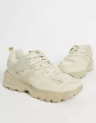 Public Desire Unorthodox sporty sneakers in camel | ASOS (Global)