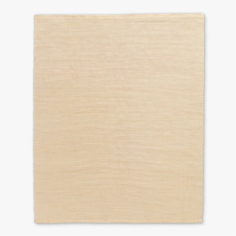 Diver Handwoven Ribbed Neutral Indoor/Outdoor Performance Area Rug 8'x10' + Reviews | CB2 | CB2