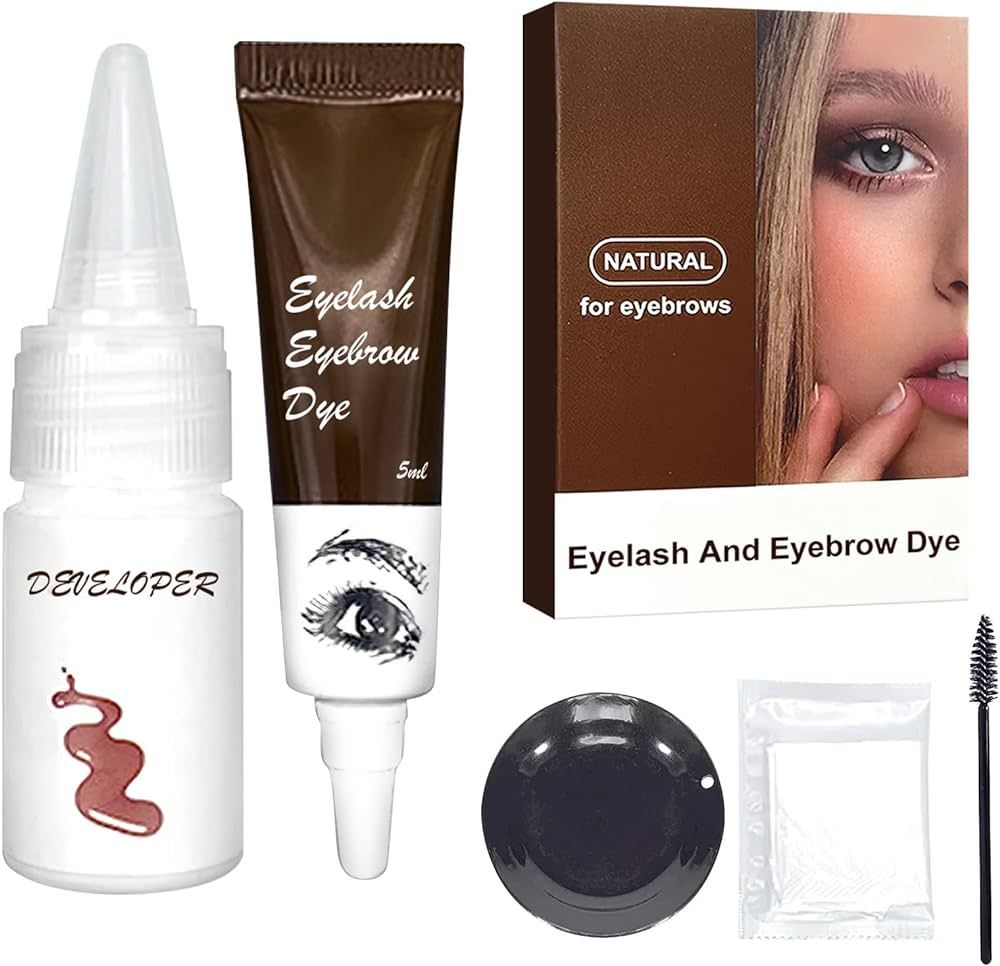 Eyebrow Тinting Kit, Eyebrow Ti-ηt & Eyelash Ti-ηt, Suitable for Salon & Home Use (Brown) | Amazon (US)