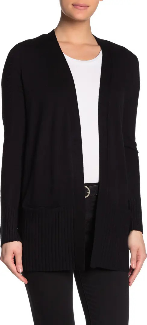 Long Sleeve Ribbed Cozy Pocket Cardigan | Nordstrom Rack