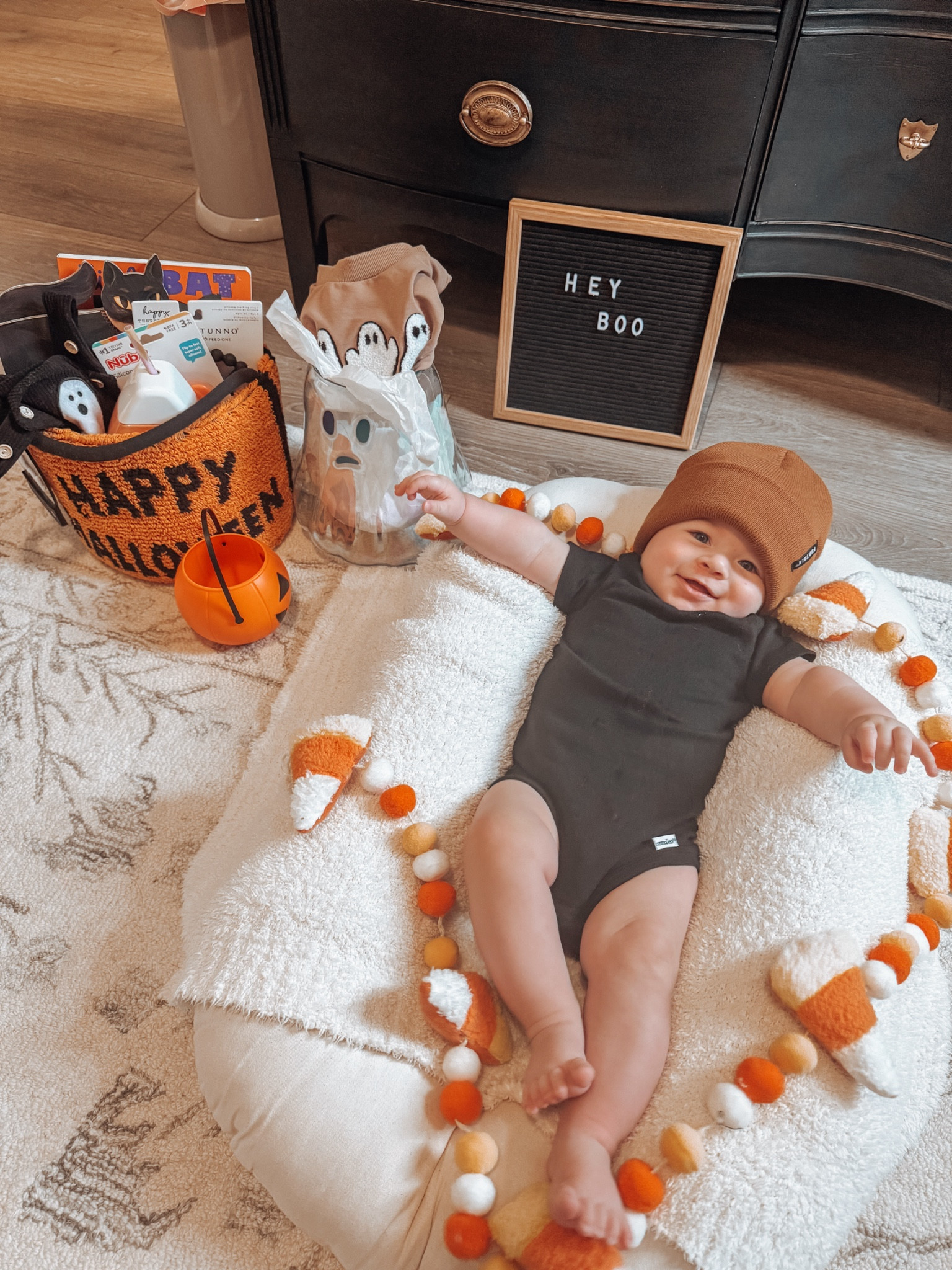 Hey Boo 👻 excited about our first boo basket! 

#LTKBaby #LTKKids #LTKBump