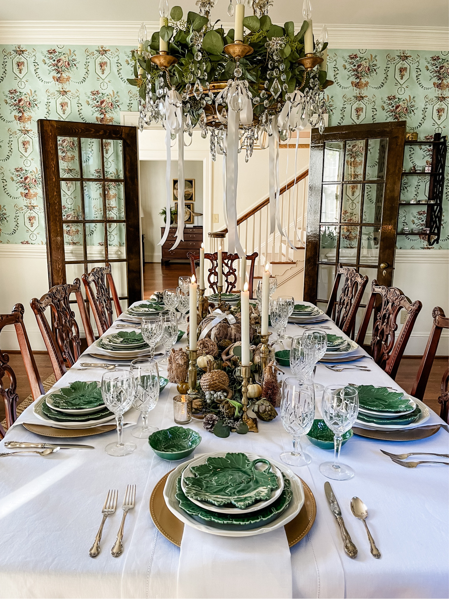 Fall Tablescape in the Dining Room 
🍂🐿️🍁

#LTKSeasonal #LTKstyletip #LTKhome