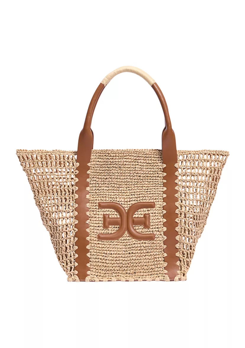 Marley Raffia Collapsible Tote Bag | Belk