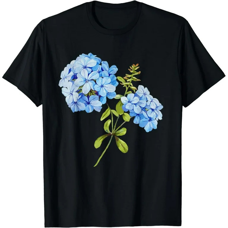 Grandmillennial Hydrangea Style T-Shirt - Walmart.com | Walmart (US)