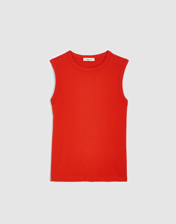 The '90s Shell Tank in Compact Cotton | Madewell