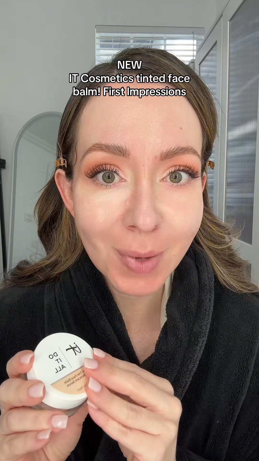 New IT Cosmetics tinted face balm review! Makeup over 40 midlife makeup 

#LTKBeauty #LTKOver40 #LTKmomlife