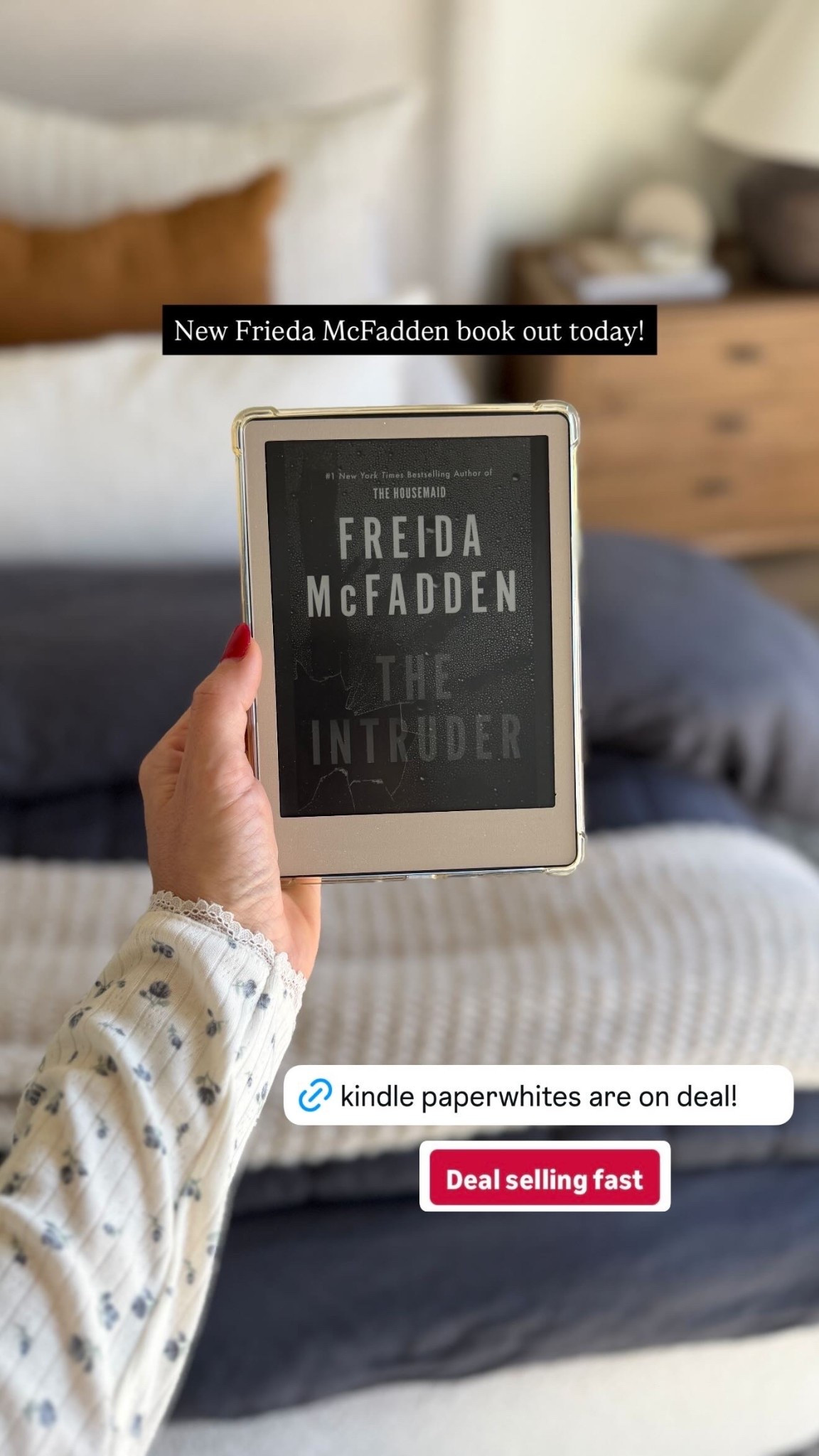 Kindle paperwhite on sale for prime day! New Frieda book out today!

#LTKHome #LTKSaleAlert