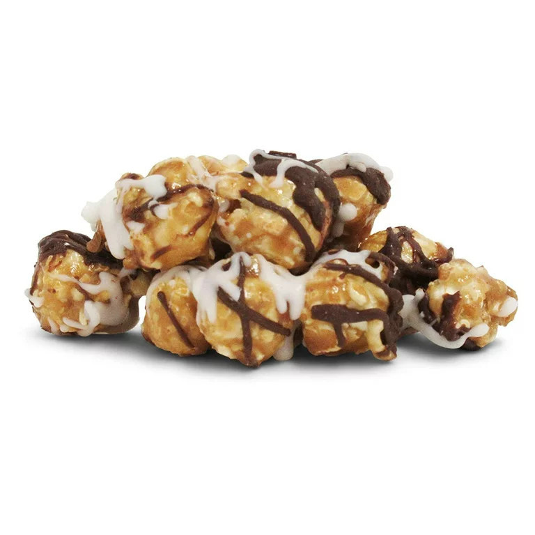 Gourmet Chocolate Zigzag Popcorn by Its Delish, 2 lbs Bulk Bag  Festive Caramel Air Popped Sweet ... | Walmart (US)